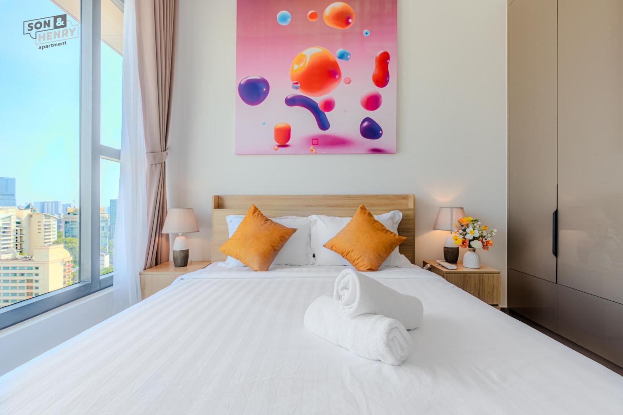 Son&Henry The Marq Luxury Apartment โฮจิมินห์ซิตี้ ภายนอก รูปภาพ
