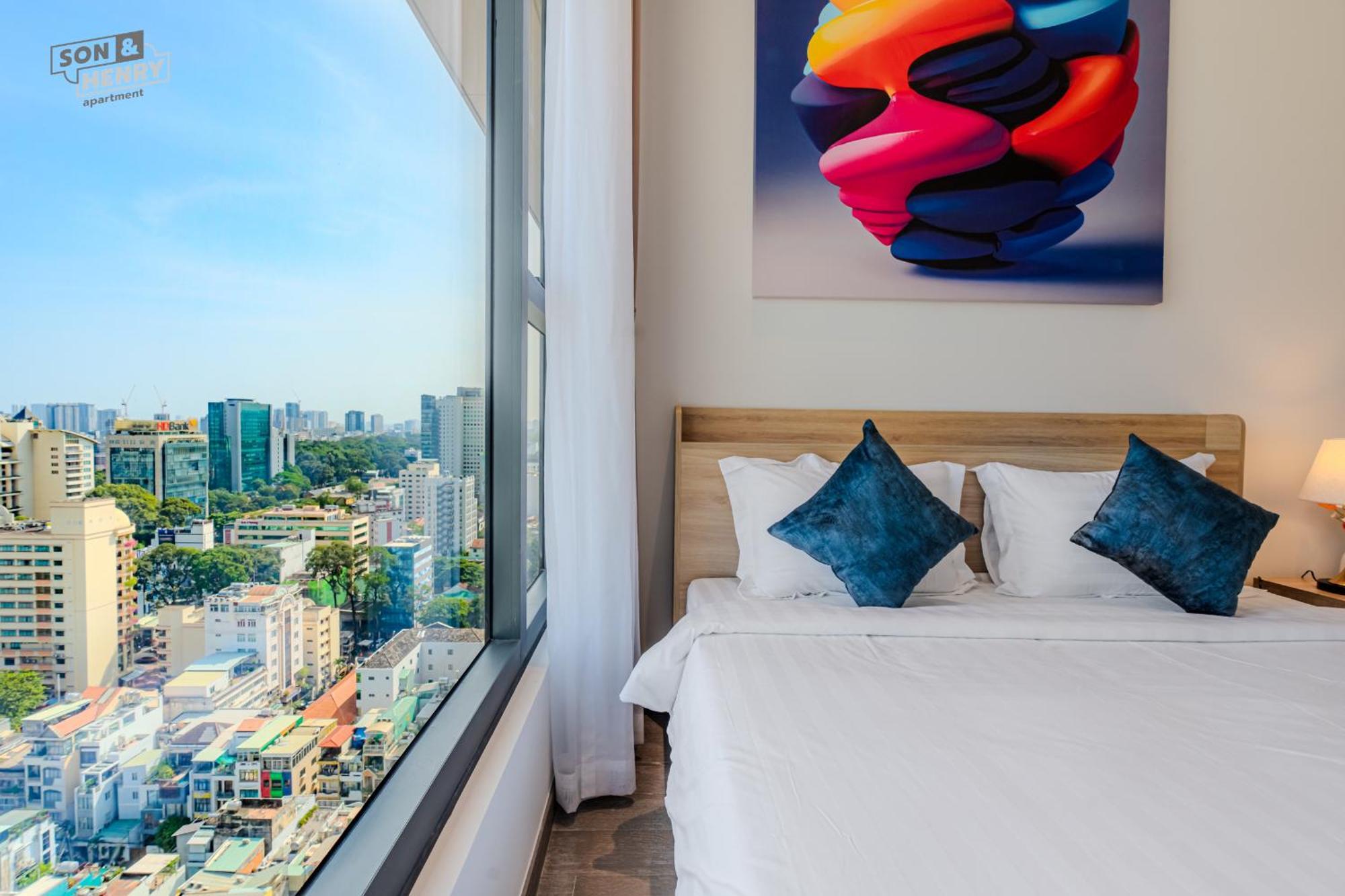 Son&Henry The Marq Luxury Apartment โฮจิมินห์ซิตี้ ภายนอก รูปภาพ