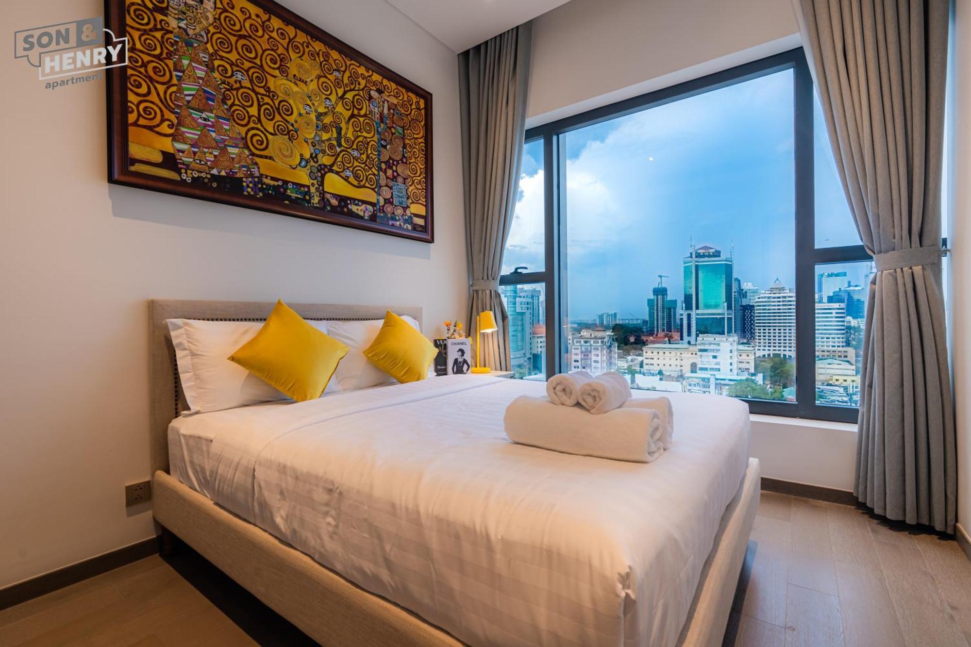 Son&Henry The Marq Luxury Apartment โฮจิมินห์ซิตี้ ภายนอก รูปภาพ